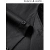 Alimens & Gentle Men’s Dress Shirts Long Sleeve Wrinkle-Resistant Solid Stretch Button Down Shirt(Dark Gery)