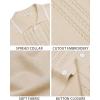Alimens & Gentle Mens Knit Shirt Short Sleeve Button Down Shirt Textured Casual Summer Beach Polo Shirts(Beige)