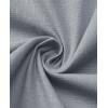 Alimens & Gentle Mens Linen Shirt Short Sleeve Casual Cotton Button Down Shirts Collared Summer Shirts(Lividity)