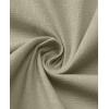 Alimens & Gentle Mens Linen Shirt Short Sleeve Casual Cotton Button Down Shirts Collared Summer Shirts(Sandy Beige)