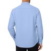 Alimens & Gentle Men’s Oxford Shirt Long Sleeve Button Down Shirt Casual Stretch Dress Shirt with Pocket