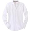 Alimens & Gentle Mens Oxford Shirts Solid Long Sleeve Dress Shirt for Men Casual Business Work Button Down Shirts