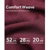 Alimens & Gentle Mens Shirts Casual Button Down Shirts Beach Vintage Knit Short Sleeve Polo Shirt for Men(01-burgundy)