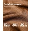 Alimens & Gentle Mens Shirts Casual Button Down Shirts Beach Vintage Knit Short Sleeve Polo Shirt for Men(02-brown)