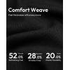 Alimens & Gentle Mens Shirts Casual Button Down Shirts Beach Vintage Knit Short Sleeve Polo Shirt for Men(03-black)