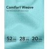 Alimens & Gentle Mens Shirts Casual Button Down Shirts Beach Vintage Knit Short Sleeve Polo Shirt for Men(13-ice Green)