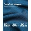 Alimens & Gentle Mens Shirts Casual Button Down Shirts Beach Vintage Knit Short Sleeve Polo Shirt for Men(15-lake Blue)