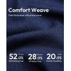 Alimens & Gentle Mens Shirts Casual Button Down Shirts Beach Vintage Knit Short Sleeve Polo Shirt for Men(15-navy Blue)