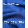 Alimens & Gentle Mens Shirts Casual Button Down Shirts Beach Vintage Knit Short Sleeve Polo Shirt for Men(16-royal Blue)