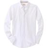 Alimens & Gentle Mens Solid Oxford Shirt Long Sleeve Stretch Button Down Shirts with Pocket Casual Work