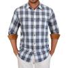Blue White Plaid