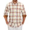 Brown White Plaid