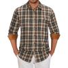 Khaki Black Plaid