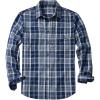 Navy White Plaid