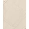 Alimens & Gentle Men’s Dress Shirts Long Sleeve Wrinkle-Free Stretch Shirts Solid Formal Button Down Shirt with Pocket(Beige)