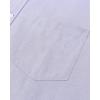 Alimens & Gentle Men’s Short Sleeve Oxford Shirt Regular Fit Button Down Collar Shirts with Pocket(Blue Purple)