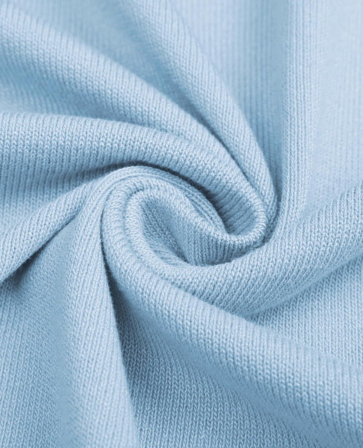 imageAlimens amp Gentle Mens Short Sleeve Button Down Shirts Knit Casual Shirts for Men Vintage Cuban Shirt Striped KnittedSky Blue
