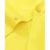 Alimens & Gentle Men’s Dress Shirt Regular Fit Stretch Stain Shield Long Sleeve Solid Business Wedding Button Down Shirts(Bright Yellow)