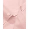 Alimens & Gentle Men’s Dress Shirt Regular Fit Stretch Stain Shield Long Sleeve Solid Business Wedding Button Down Shirts(Coral)