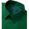 Alimens & Gentle Men’s Dress Shirt Regular Fit Stretch Stain Shield Long Sleeve Solid Business Wedding Button Down Shirts(Green)