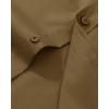 Alimens & Gentle Men’s Dress Shirt Regular Fit Stretch Stain Shield Long Sleeve Solid Business Wedding Button Down Shirts(Khaki)