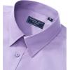 Alimens & Gentle Men’s Dress Shirt Regular Fit Stretch Stain Shield Long Sleeve Solid Business Wedding Button Down Shirts(Lavender)