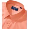 Alimens & Gentle Men’s Dress Shirt Regular Fit Stretch Stain Shield Long Sleeve Solid Business Wedding Button Down Shirts(Light / Orange)