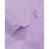 Alimens & Gentle Men’s Dress Shirt Regular Fit Stretch Stain Shield Long Sleeve Solid Business Wedding Button Down Shirts(Pink Purple)