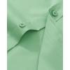 Alimens & Gentle Men’s Dress Shirt Regular Fit Stretch Stain Shield Long Sleeve Solid Business Wedding Button Down Shirts(Sage Green)