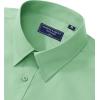 Alimens & Gentle Men’s Dress Shirt Regular Fit Stretch Stain Shield Long Sleeve Solid Business Wedding Button Down Shirts(Sage Green)