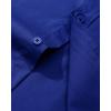 Alimens & Gentle Men’s Dress Shirt Regular Fit Stretch Stain Shield Long Sleeve Solid Business Wedding Button Down Shirts(Sapphire Blue)