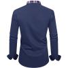 Alimens & Gentle Men’s Dress Shirts Long Sleeve Stretch Wrinkle-Free Regular Fit Business Casual Button Down Shirt