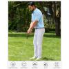 Alimens & Gentle Mens Polo Shirts Short Sleeve Printed Golf Shirt Moisture Wicking Dry Fit Collared Business Casual Tennis(Blue Golf)