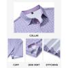 Alimens & Gentle Mens Polo Shirts Short Sleeve Printed Golf Shirt Moisture Wicking Dry Fit Collared Business Casual Tennis(Grey Purple Ocean)