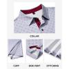 Alimens & Gentle Mens Polo Shirts Short Sleeve Printed Golf Shirt Moisture Wicking Dry Fit Collared Business Casual Tennis(Light Blue Golf)