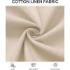 Alimens & Gentle Mens Short Sleeve Cotton Linen Texture Shirt Casual Untucked Button Down Lightweight Shirts Summer Beach(Light Khaki)