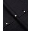 Alimens & Gentle Womens Flannel Shirt Long Sleeve Plaid Shacket Soft Casual Collared Loose Button Down Roll Up Blouses Tops(Black)