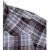 Alimens & Gentle Womens Flannel Shirt Long Sleeve Plaid Shacket Soft Casual Collared Loose Button Down Roll Up Blouses Tops(Light Grey)