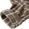 Alimens & Gentle Womens Flannel Shirt Long Sleeve Plaid Shacket Soft Casual Collared Loose Button Down Roll Up Blouses Tops(Plaid-coffee)