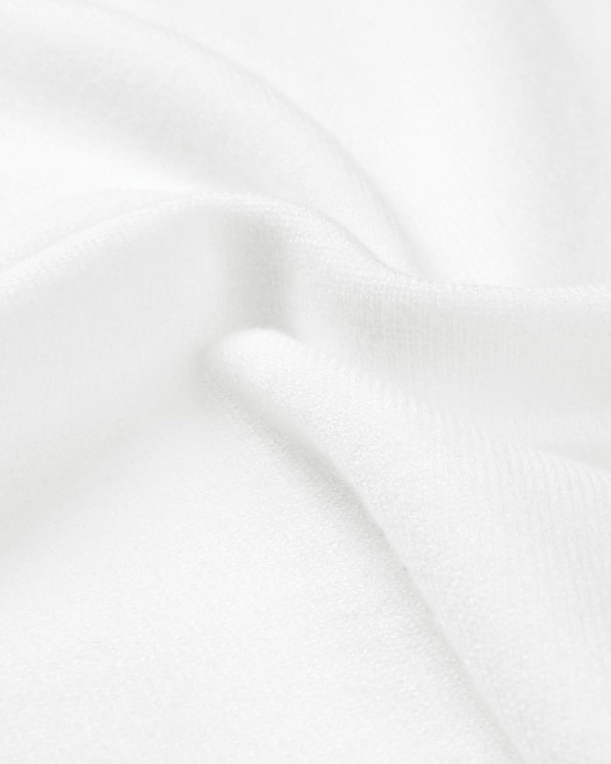 imageAlimens amp Gentle Mens Mock Turtleneck Long Sleeve Soft Lightweight Casual Slim Fit Pullover Stretch Knit TopWhite