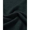 Alimens & Gentle Men’s Mock Turtleneck Long Sleeve Soft Lightweight Casual Slim Fit Pullover Stretch Knit Top(Atrovirens)