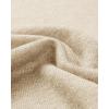 Alimens & Gentle Men’s Mock Turtleneck Long Sleeve Soft Lightweight Casual Slim Fit Pullover Stretch Knit Top(Light Khaki)