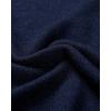 Alimens & Gentle Men’s Mock Turtleneck Long Sleeve Soft Lightweight Casual Slim Fit Pullover Stretch Knit Top(Navy Blue)