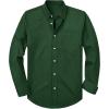 Alimens & Gentle Mens Solid Oxford Shirt Long Sleeve Stretch Button Down Shirts with Pocket Casual Business