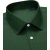 Alimens & Gentle Mens Solid Oxford Shirt Long Sleeve Stretch Button Down Shirts with Pocket Casual Business