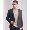 Alimens & Gentle Mens Turtleneck Slim Fit Sweater Long Sleeve Cable Knitted Twisted Pullover Soft Casual Winter Tops for Men(Beige)