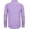 Alimens & Gentle 4 Way Stretch Mens Button Down Shirts Plaid Dress Shirt Wrinkle Free Long Sleeve Gingham Shirts(Purple Plaid)