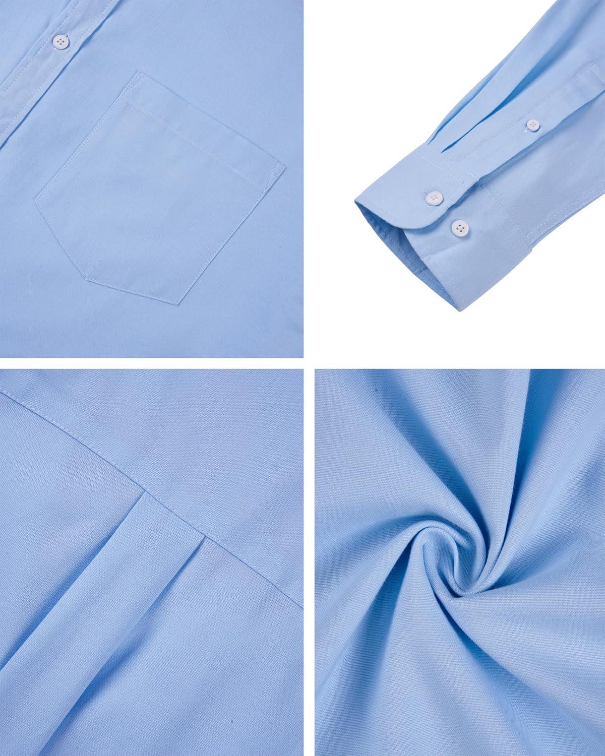imageAlimens amp Gentle Mens Oxford Shirts Regular Fit Button Down Shirt Business Casual Shirts Long Sleeve Dress Shirt