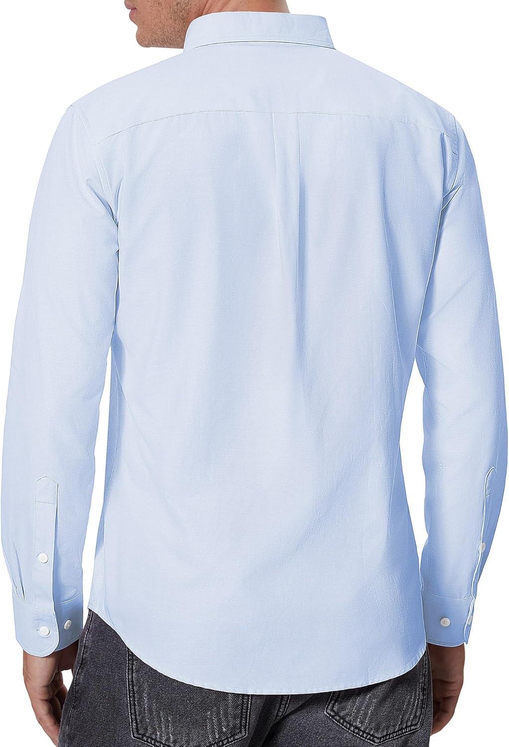 imageAlimens amp Gentle Mens Oxford Shirts Regular Fit Button Down Shirt Business Casual Shirts Long Sleeve Dress Shirt