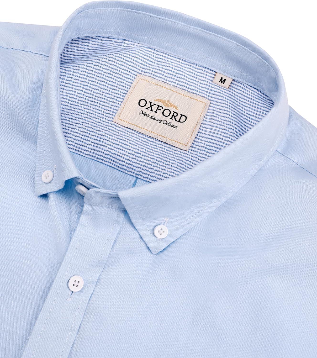 imageAlimens amp Gentle Mens Oxford Shirts Regular Fit Button Down Shirt Business Casual Shirts Long Sleeve Dress Shirt